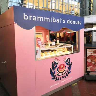 Der Donutstand von Brammibals am Hamburger Hauptbahnhof