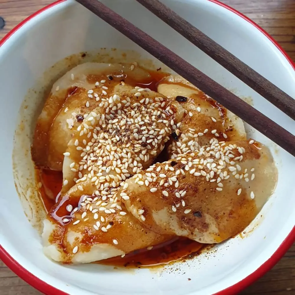 Dumplings mit Kartoffeln im Cai Kitchen