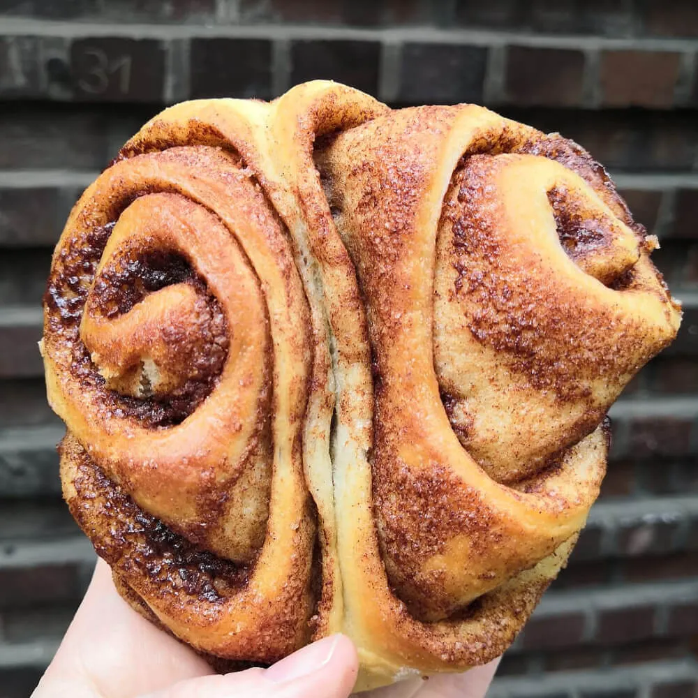 Veganes Franzbrötchen aus dem Dude’s Coffee & Cake