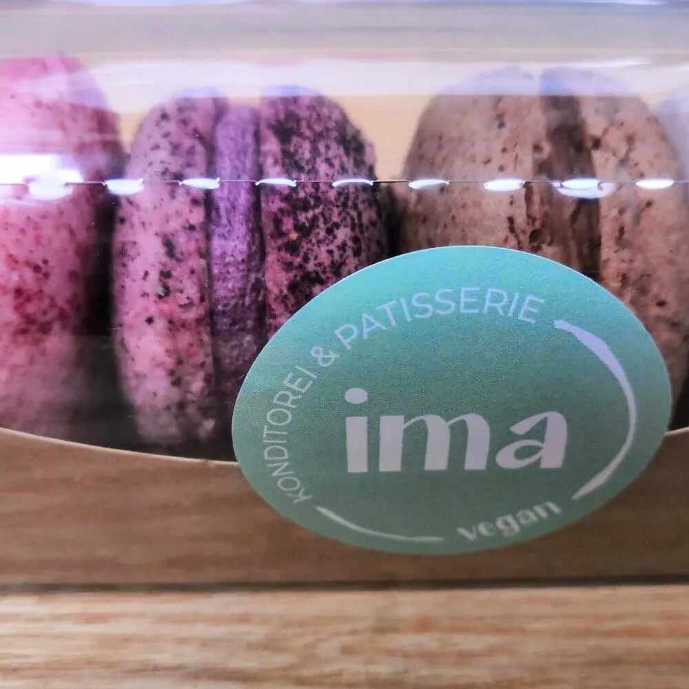 Vegane Macarons aus der Patisserie ima vegan in Hamburg Eimsbüttel