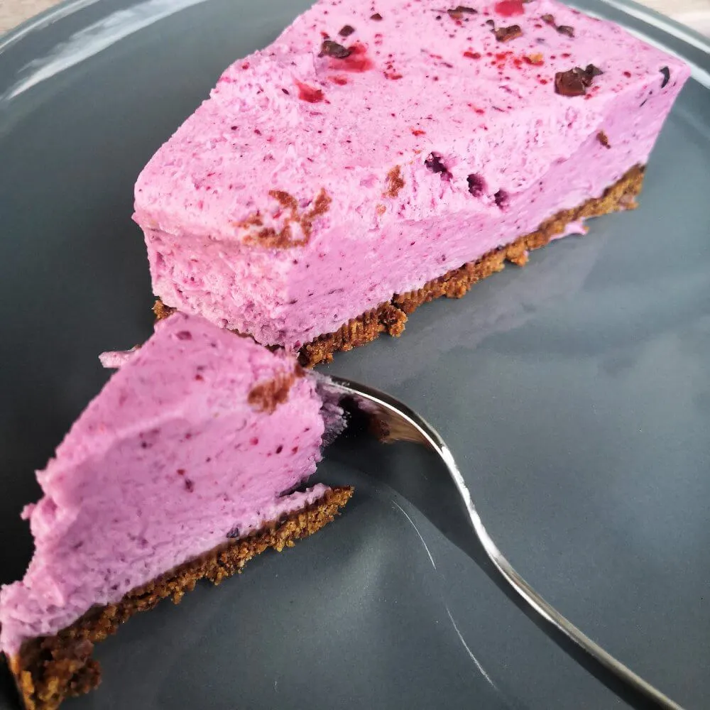 Veganer Beerencheesecake im Kandie Shop