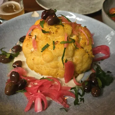 Blumenkohl aus dem Ofen im KAPARA