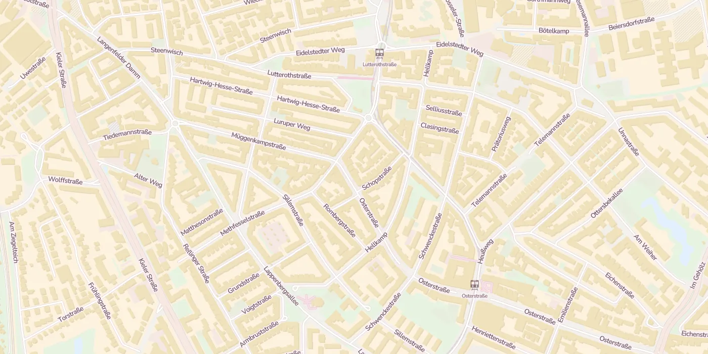 Karte mit Standort von Azeitona Eimsbüttel