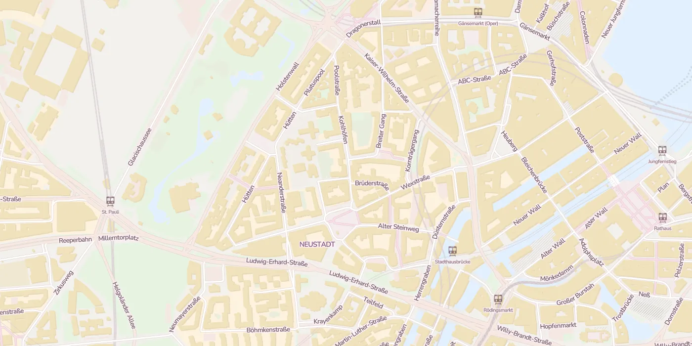 Karte mit Standort von Loving Hut Innenstadt